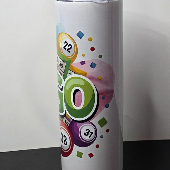 Colorful Bingo 20 oz Tumbler - Picture 4 of 4